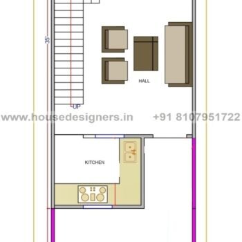 15×35 ft house plan