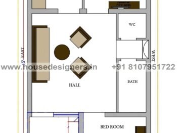 20x45 ft home plan