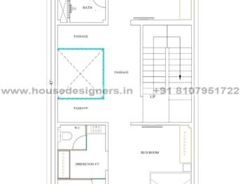 20×45 ft floor plan