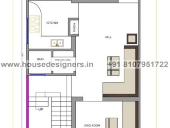 20×45 ft house map