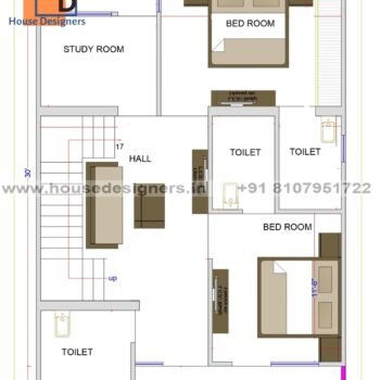 24×34 ft house plan
