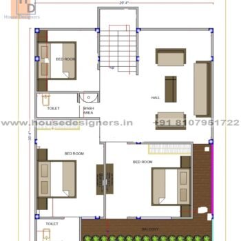 29×35 ft house plan