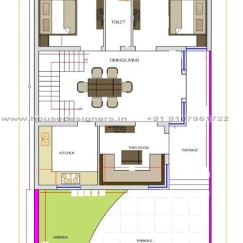 30×55 ft house plan