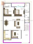 37×54 ft house plan