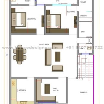 37×54 ft house plan