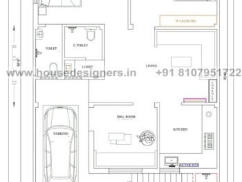 48×46 ft house plan