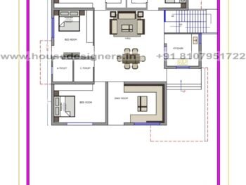 59×85 ft floor plan