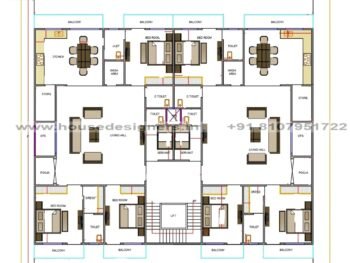 71×78 ft house plan