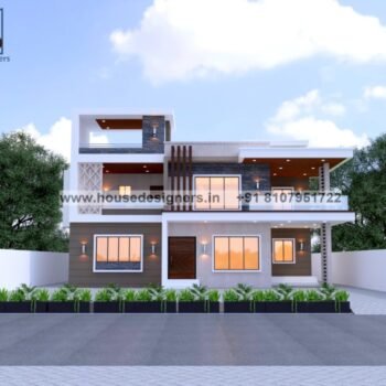 double floor normal house front elevation designs