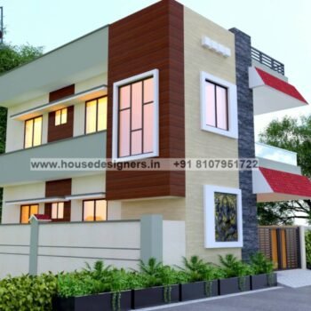 double story elevation colour design