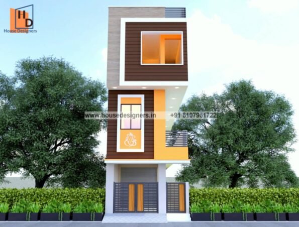 elevation designs for 3 floors