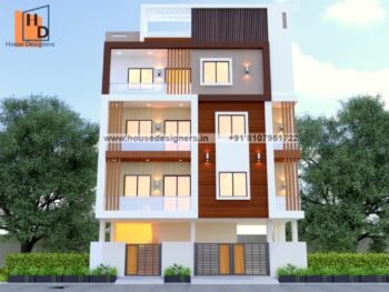 elevation designs for 4 floors building