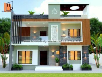 elevation tiles design for duplex home