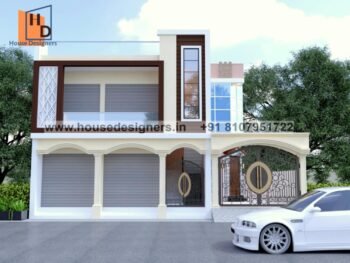 front elevation design double floor