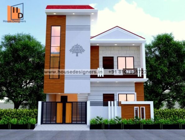house double floor elevation design