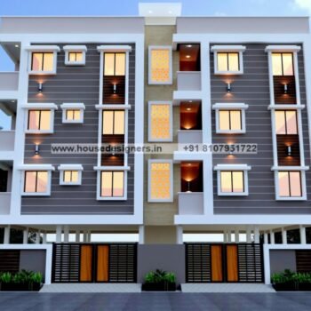 modern apartment elevation design