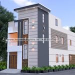 simple house front elevation designs for 2 floor