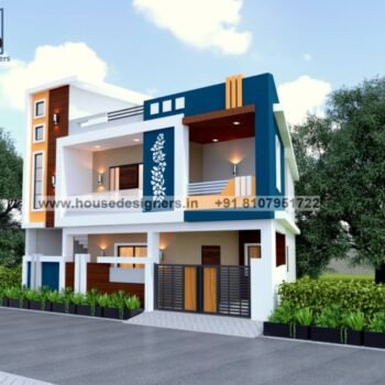 two floor house elevation design