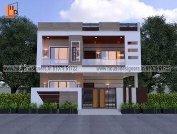 Simple and elegant duplex house design