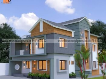 Two floor traditional elevation design