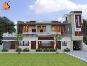 Perfect color combination house for double story