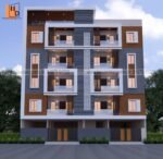 design for outside apartment elevation