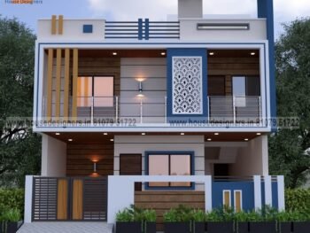 modern image elevation design for double floor with modern pergola, ms pipe, cnc design