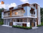 budget image of home colour design outside with shop and cnc design