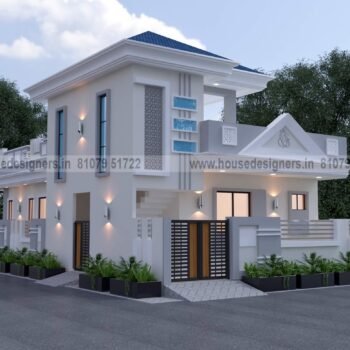 Traditional image home design 3d ground floor with light gray color