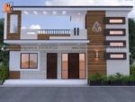 home design for front single floor