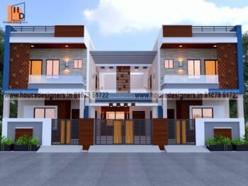 unqiue image of home front design 2 floor elevation with cnc design