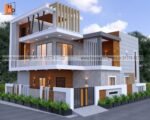 modern front elevation designs for 2 floor