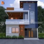 small home front design duplex