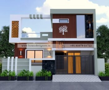 Modern 3D Elevation Design with Wooden Texture and Premium Front Look
