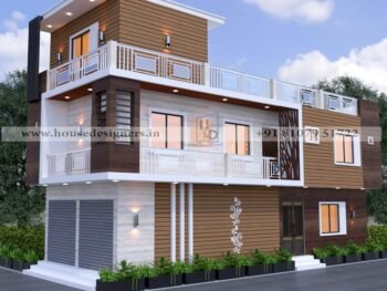 image of shop with house facade design with modern and simple elevation design