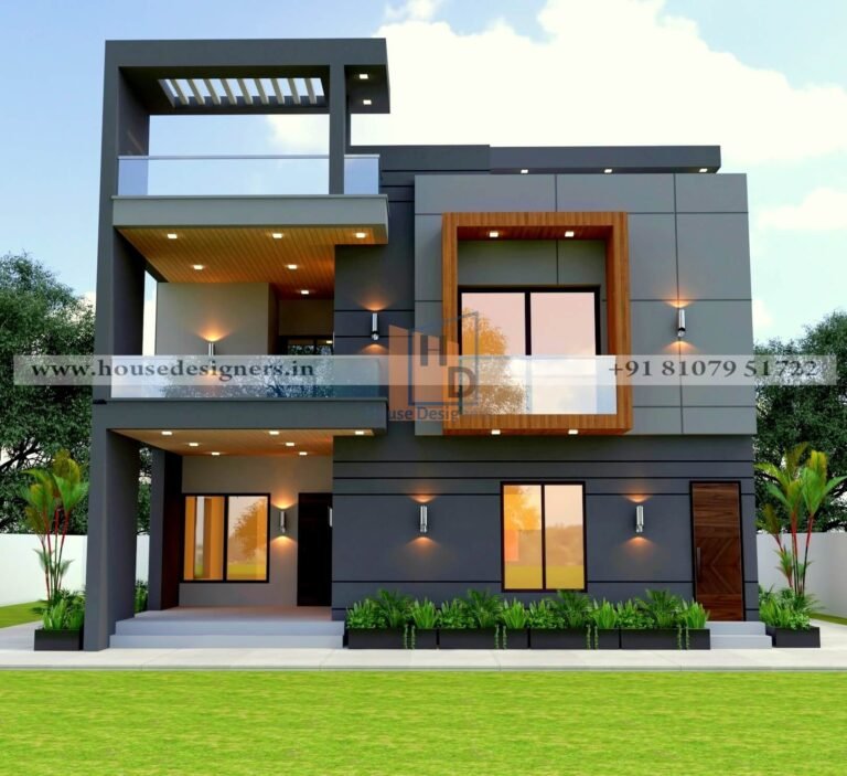 image of contemporary house elevation design