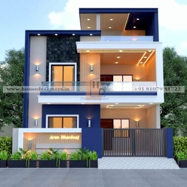 Attractive colour combination for 3d elevation indian style home