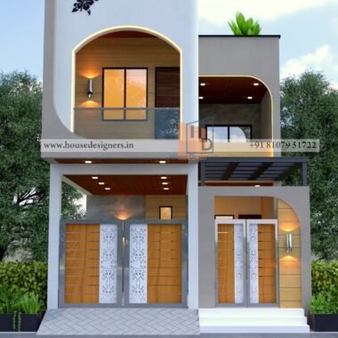 Latest 2 storey house with soft colour theme