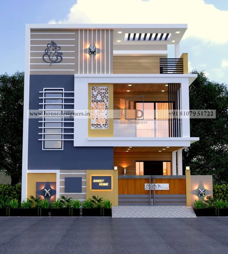 duplex house design Elevation