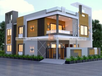 Unique front wall elevation design