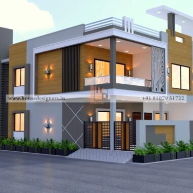 Unique front wall elevation design