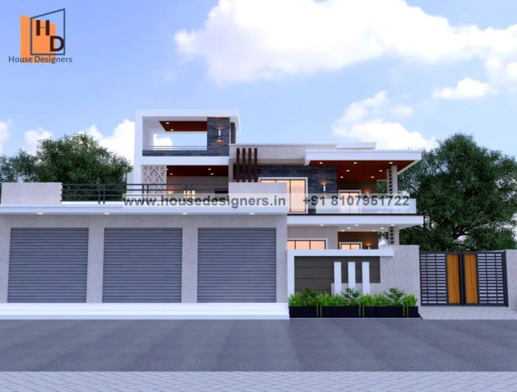 2 Story Building Front Elevation Design