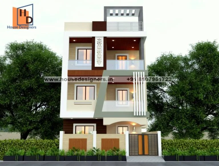 3 Floor House Front Elevation Designs