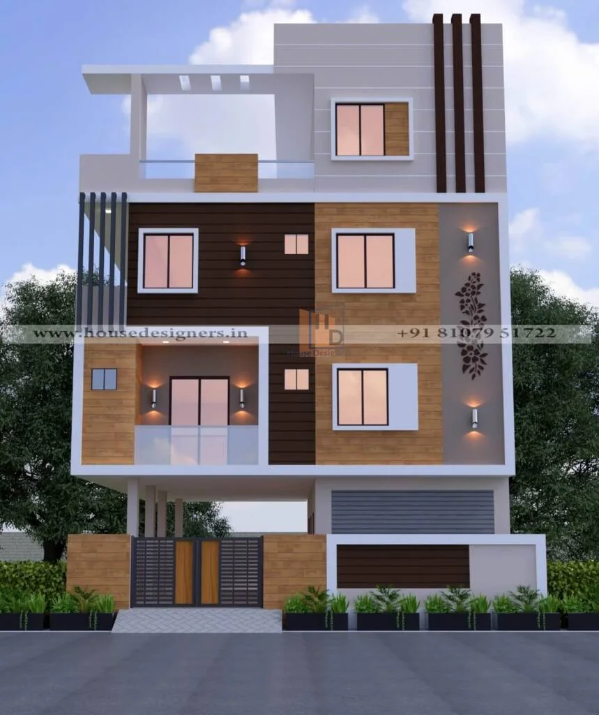 3 Floor Modern Home Design