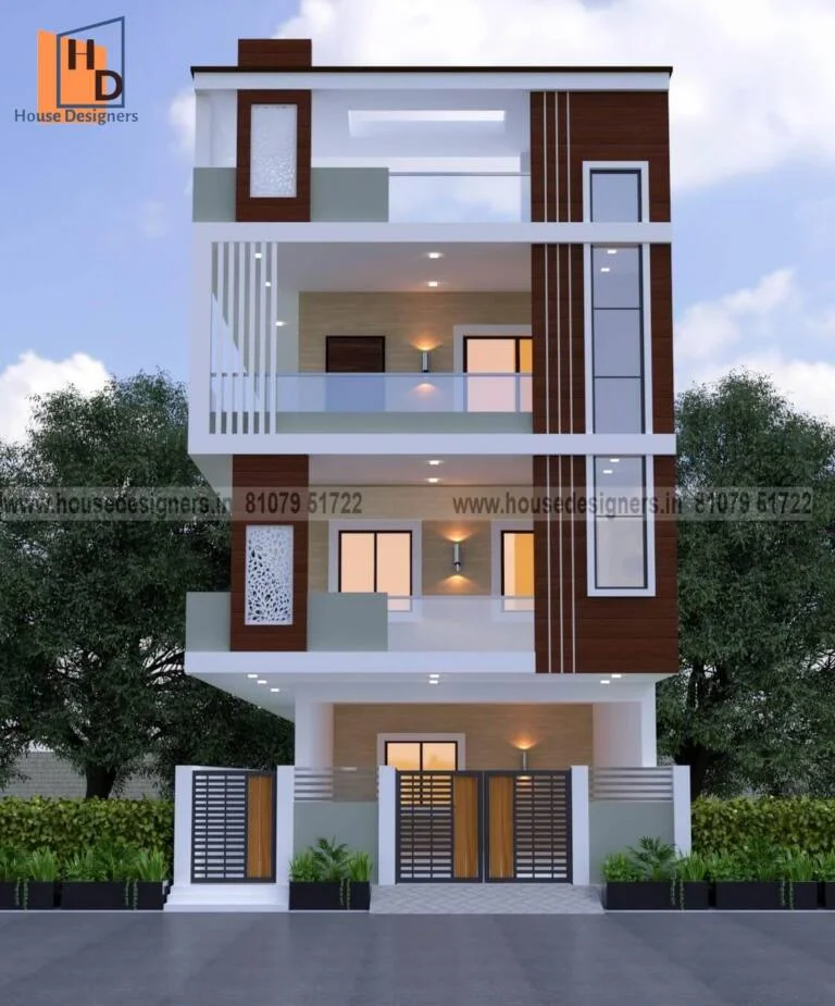 3 Floor Normal House Front Elevation Designs