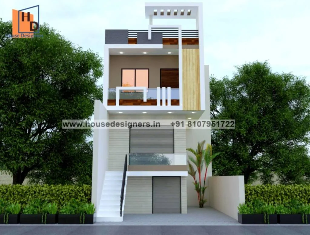 3 Story Normal Commercial Elevation Designs