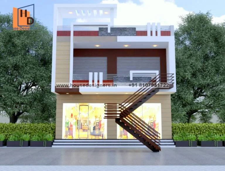 Double Floor Commercial Front Design