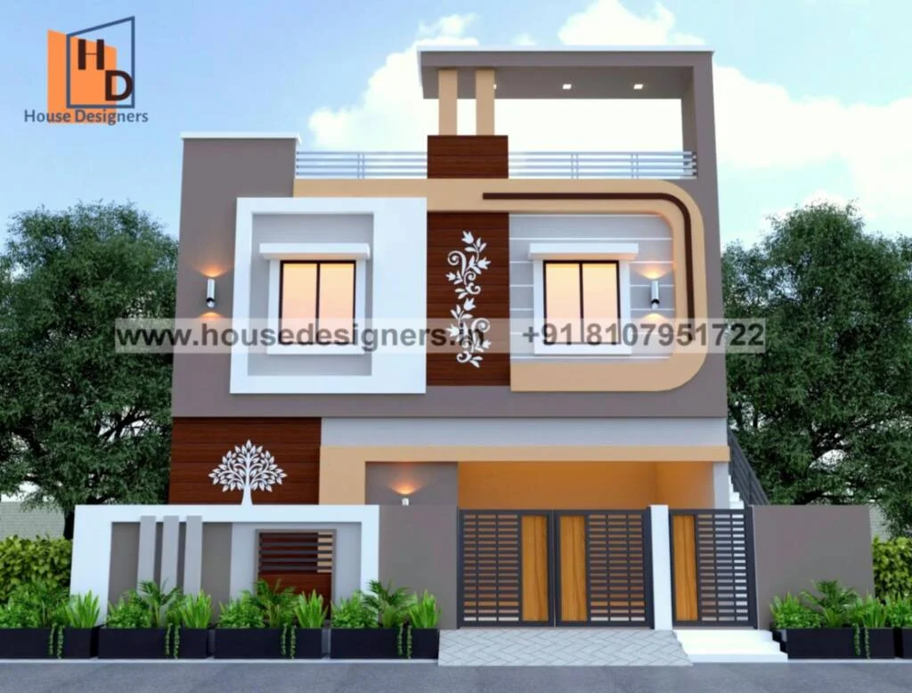 Double Floor Front Elevation Design