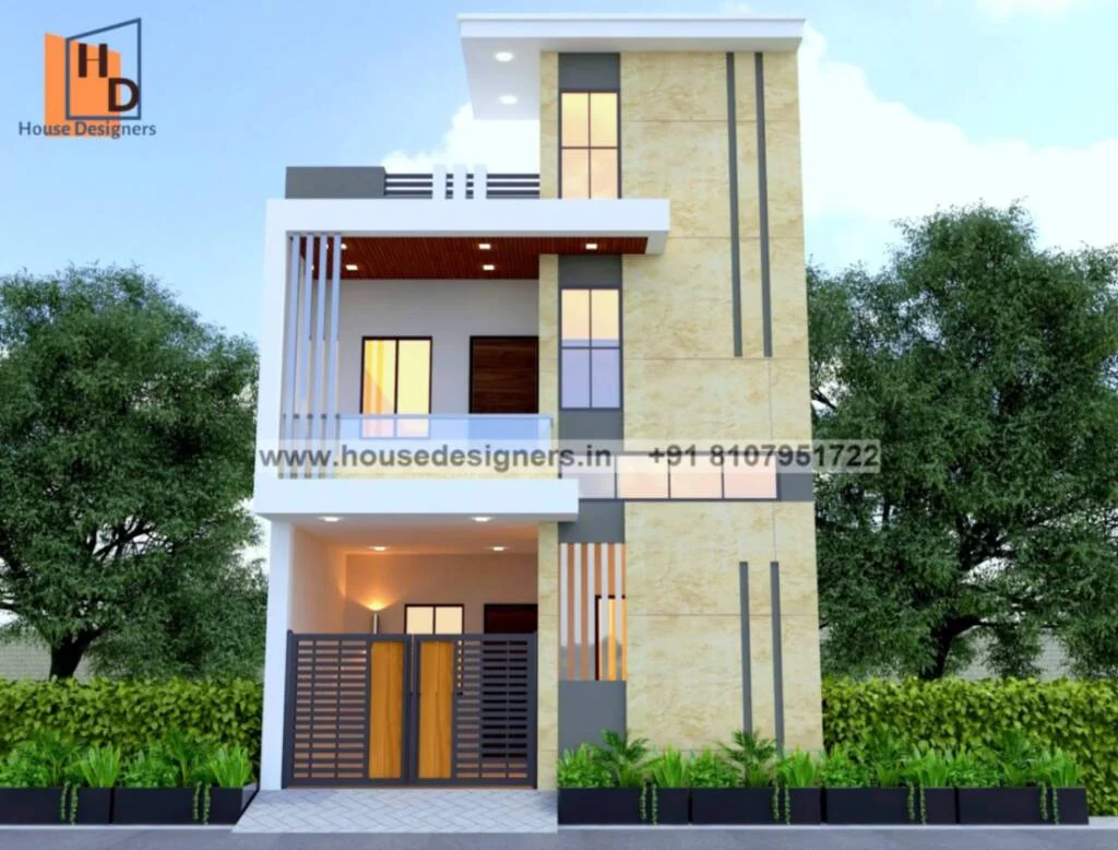 Double Story Elevation Tiles Design