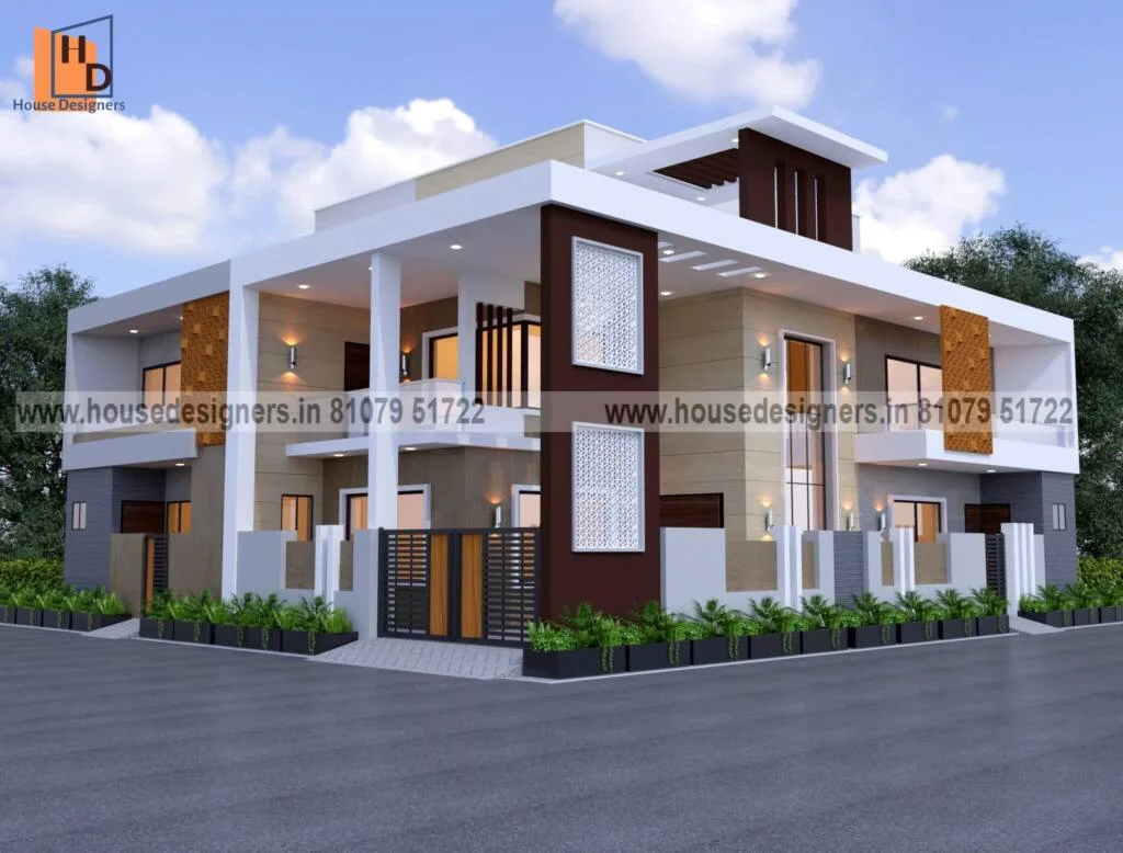 Duplex House For Front Design